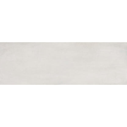 Happy Floors Titan 4" x 12" Pressed Glossy Ceramic Deco Edge Touch Wall Tile, White, 4" x 12"