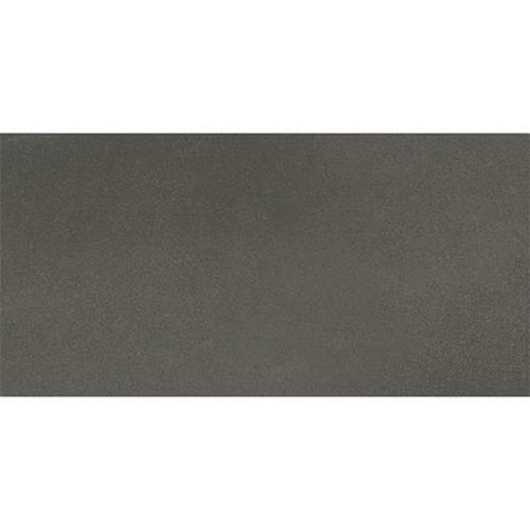 Daltile Volume 1.0 - 12" x 24" Matte Porcelain Microban Floor Tile, Amplify Black, 11.87" x 23.62"
