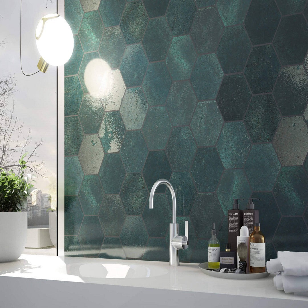 happy-floors-vibrant-5-x-6-glossy-porcelain-hexagon-wall-tile-green