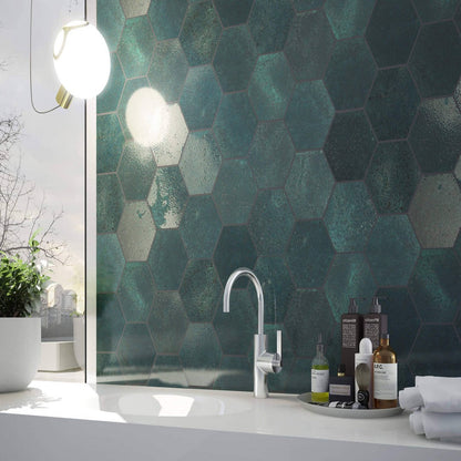 happy-floors-vibrant-5-x-6-glossy-porcelain-hexagon-wall-tile-green