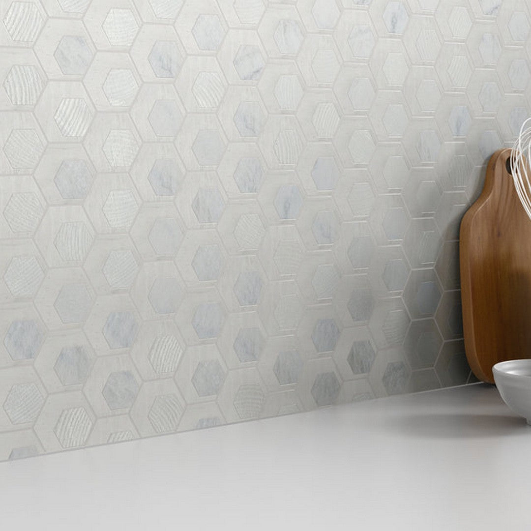 Emser Catalyst 13" x 14" Satin Stone Composite Mosaic