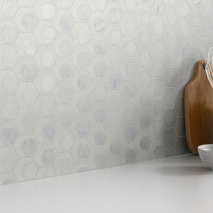 Emser Catalyst 13" x 14" Satin Stone Composite Mosaic
