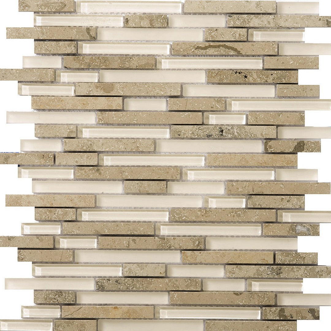 Emser-Lucente-12-x-13-Linear-Stone-&-Glass-Mosaic-Regale-Linear
