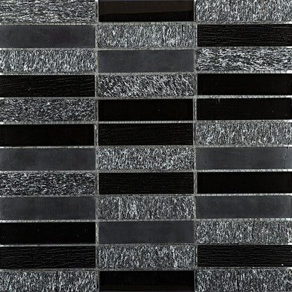 Emser Illumina 12" x 12" Glossy Stone & Glass Mosaic, Shimmer, 11.73" x 11.73"