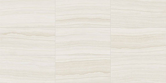 Daltile Santino 12" x 24" Rectified Matte Porcelain Floor Tile, Bianco Puro, 11.62" x 23.37"